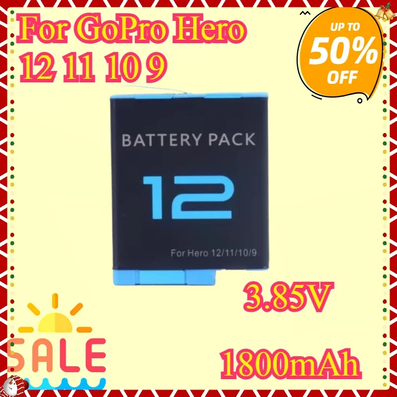 Battery 1800mAh For GoPro Hero 11 10 9 2-Slots LED Battery Charger Battery Storage For GoPro Hero 9 Hero 10 Camera Accessories
Battery 1800mAh For GoPro Hero 11 10 9 2-Slots LED Battery Charger Battery Storage For GoPro Hero 9 Hero 10 Camera Accessories
