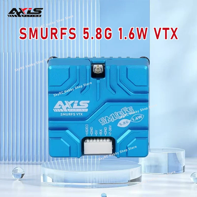 Axisflying SMURFS 5.8G 1.6W VTX 1600mW с управлением OSD 7-36В 20x20 для RC FPV фристайла
Axisflying SMURFS 5.8G 1.6W VTX 1600mW с управлением OSD 7-36В 20x20 для RC FPV фристайла