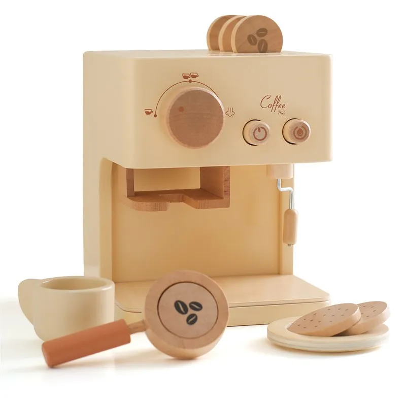 Wooden Kid Simulation Real Life Coffee Machine Game Early Education Toy Ice Cream Machine Coffee Baby Educational Fun Toys Gift
Wooden Kid Simulation Real Life Coffee Machine Game Early Education Toy Ice Cream Machine Coffee Baby Educational Fun Toys Gift