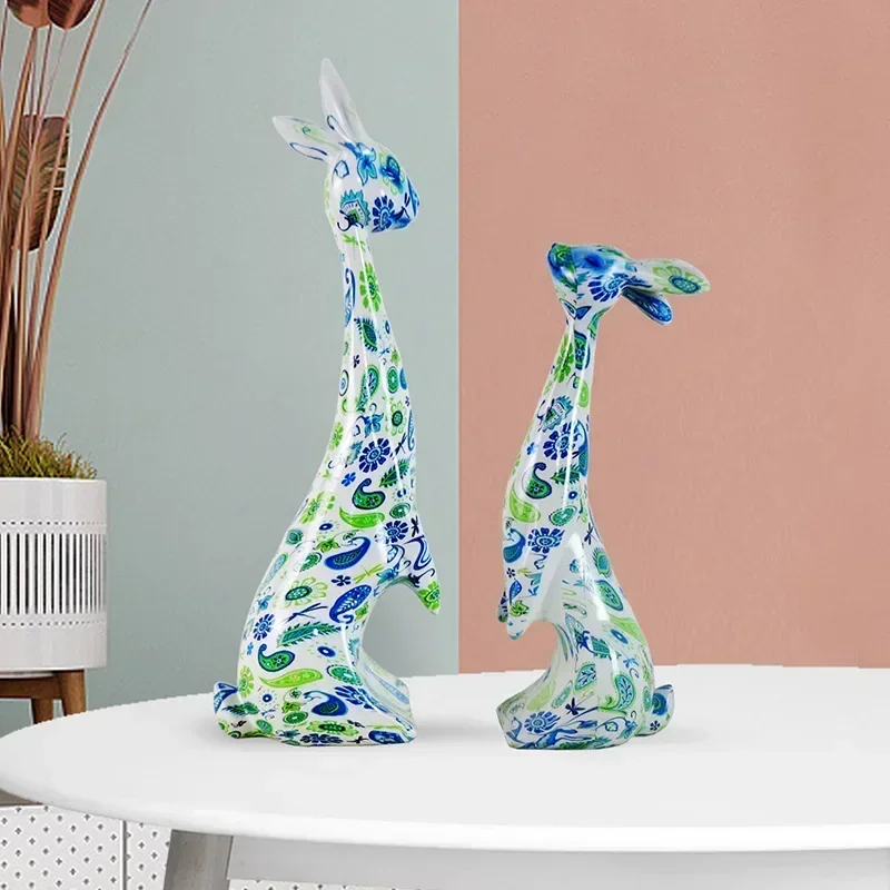 Colorful Art Rabbit Ornaments Porch Wine Cabinet Window Room Desktop Home Furnishing Soft Resin Crafts Water Transfer Printing
Colorful Art Rabbit Ornaments Porch Wine Cabinet Window Room Desktop Home Furnishing Soft Resin Crafts Water Transfer Printing