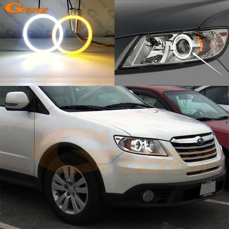 For Subaru Tribeca B9 2006 2007 2008 - 2015 Excellent Ultra Bright A/W Switchback DRL Turn Signal LED Angel Eyes Kit Halo Rings
For Subaru Tribeca B9 2006 2007 2008 - 2015 Excellent Ultra Bright A/W Switchback DRL Turn Signal LED Angel Eyes Kit Halo Rings