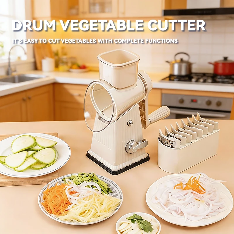 5 in 1 Tabletop drum grater vegetable cutter Potato Hand grinder Salad Rotary Drum Vegetable Chopper
5 in 1 Tabletop drum grater vegetable cutter Potato Hand grinder Salad Rotary Drum Vegetable Chopper