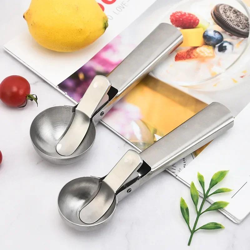Stainless Steel Dual-purpose Ice Cream Scoop Ice Cream Scooper Multifunctional Fruit Scoop Kitchen Supplies
Stainless Steel Dual-purpose Ice Cream Scoop Ice Cream Scooper Multifunctional Fruit Scoop Kitchen Supplies