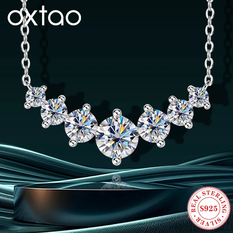 D VVS1 Moissanite Necklace for Woman with Certified S925 Sliver 18K White Plated U-Smile Lab Diamond Necklaces Wedding Jewelry
D VVS1 Moissanite Necklace for Woman with Certified S925 Sliver 18K White Plated U-Smile Lab Diamond Necklaces Wedding Jewelry