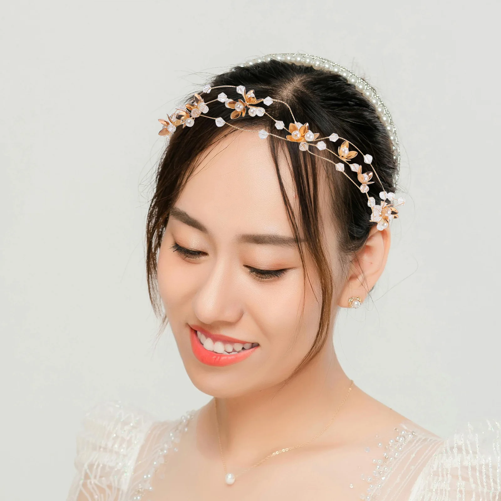 Bridal Hair Accessories Pearl Beaded Headband Elegant Wedding Headpiece Lightweight Comfortable Brides Party Prom Birthday
Bridal Hair Accessories Pearl Beaded Headband Elegant Wedding Headpiece Lightweight Comfortable Brides Party Prom Birthday