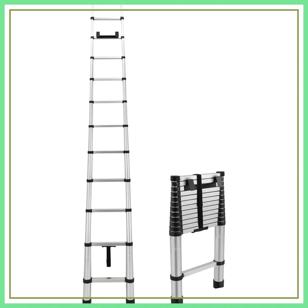RV Telescoping Ladder 12.5ft for On-The-Go Prepped Units, 330lb Capacity Aluminum
RV Telescoping Ladder 12.5ft for On-The-Go Prepped Units, 330lb Capacity Aluminum