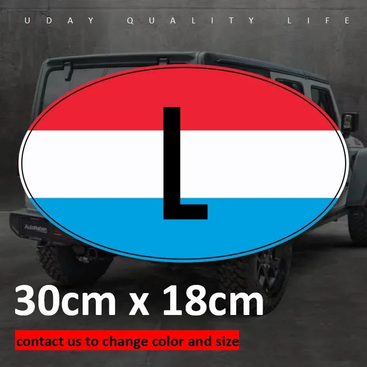Luxembourg VRI International Vehicle Registration Code L Car Sticker Vinyl Waterproof Weatherproof Auto Truck 12 Fsst
Luxembourg VRI International Vehicle Registration Code L Car Sticker Vinyl Waterproof Weatherproof Auto Truck 12 Fsst