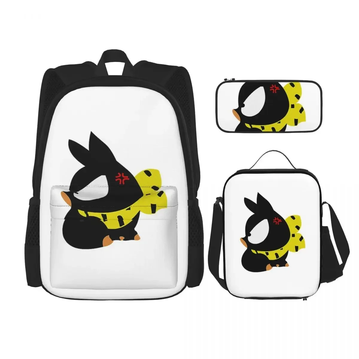 Angry P-chan Backpacks Boys Girls Bookbag Children School Bags Cartoon Kids Rucksack Lunch Bag Pen Bag Three-Piece Set
Angry P-chan Backpacks Boys Girls Bookbag Children School Bags Cartoon Kids Rucksack Lunch Bag Pen Bag Three-Piece Set