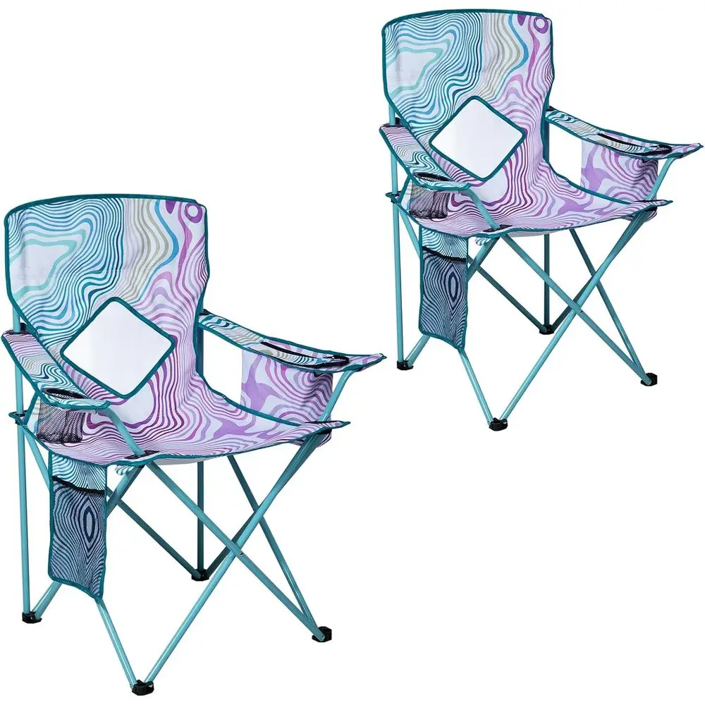 2-Pack Folding Camping Chairs with Cooler Pocket, Mesh Back and Cup Holder (Lower Price, 2 Pack)
2-Pack Folding Camping Chairs with Cooler Pocket, Mesh Back and Cup Holder (Lower Price, 2 Pack)