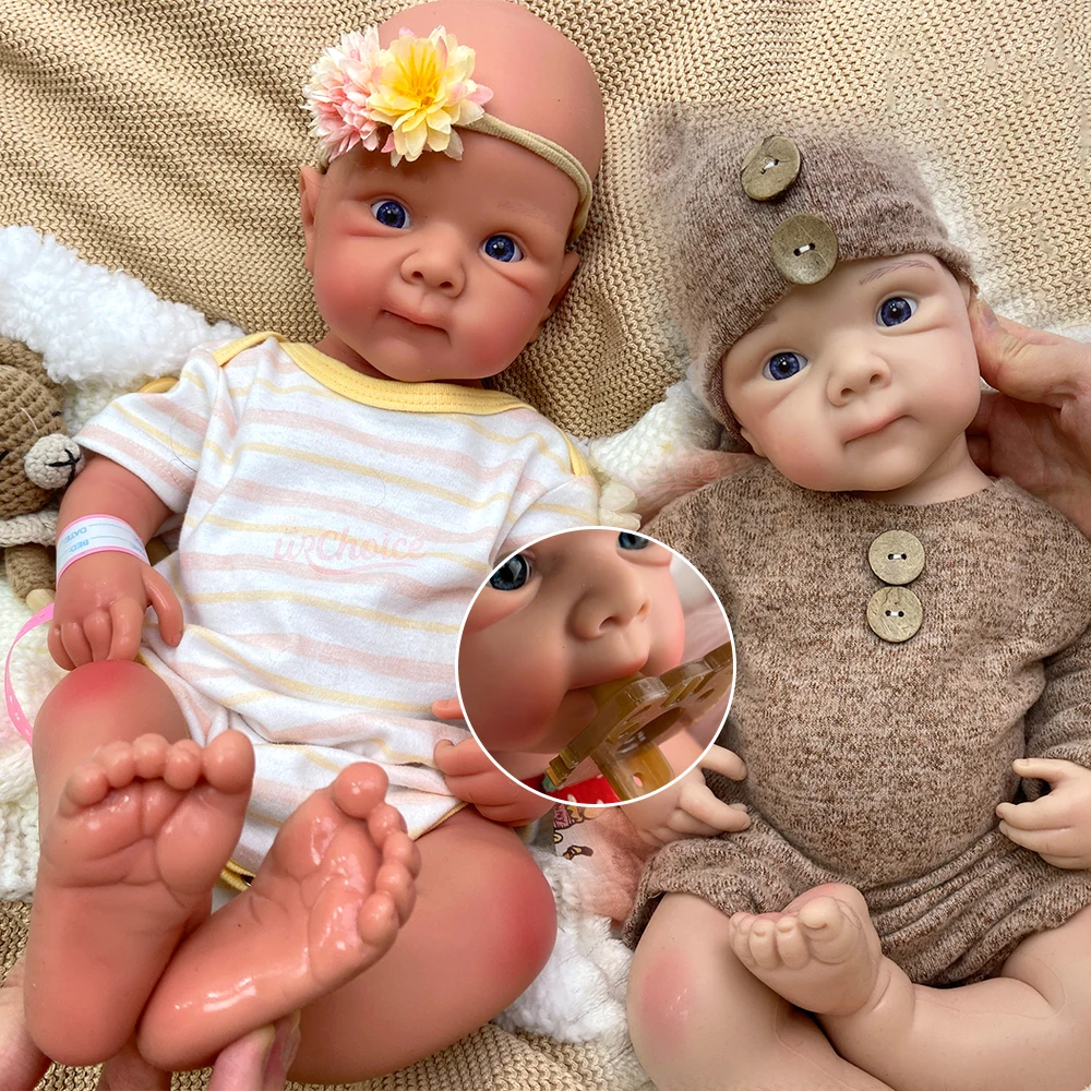 Lifelike Reborn Baby Doll Full Silicone Body 20Inch Anatomically Correct Newborn Girl Waterproof Realistic Play Doll for Kids
Lifelike Reborn Baby Doll Full Silicone Body 20Inch Anatomically Correct Newborn Girl Waterproof Realistic Play Doll for Kids