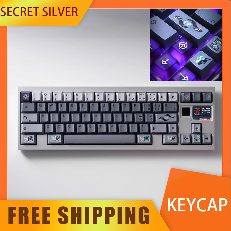 Secret Silver Keycap Cherry Profile Pbt Thermal Sublimation Luminous Laser Keycap Custom Keycap For Computer Keyboard Gifts
Secret Silver Keycap Cherry Profile Pbt Thermal Sublimation Luminous Laser Keycap Custom Keycap For Computer Keyboard Gifts