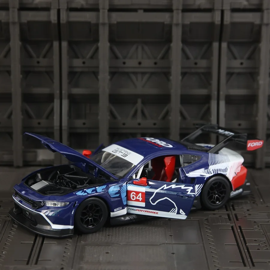1:24 Mustang GT3 rally car Supercar Alloy Diecast Model Car Games Child Collection Hobby Decoration Holiday Gift Friend
1:24 Mustang GT3 rally car Supercar Alloy Diecast Model Car Games Child Collection Hobby Decoration Holiday Gift Friend