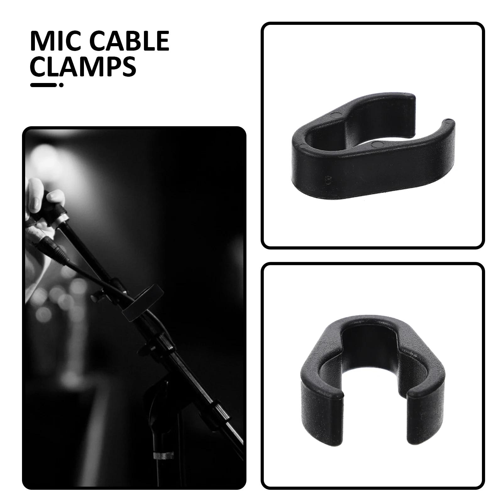 10pcs Plastic Microphone Bracket Accessories Cable Clamps Clips Wire Flexible Stands DJ Equipment Home Studio Concert Hall
10pcs Plastic Microphone Bracket Accessories Cable Clamps Clips Wire Flexible Stands DJ Equipment Home Studio Concert Hall