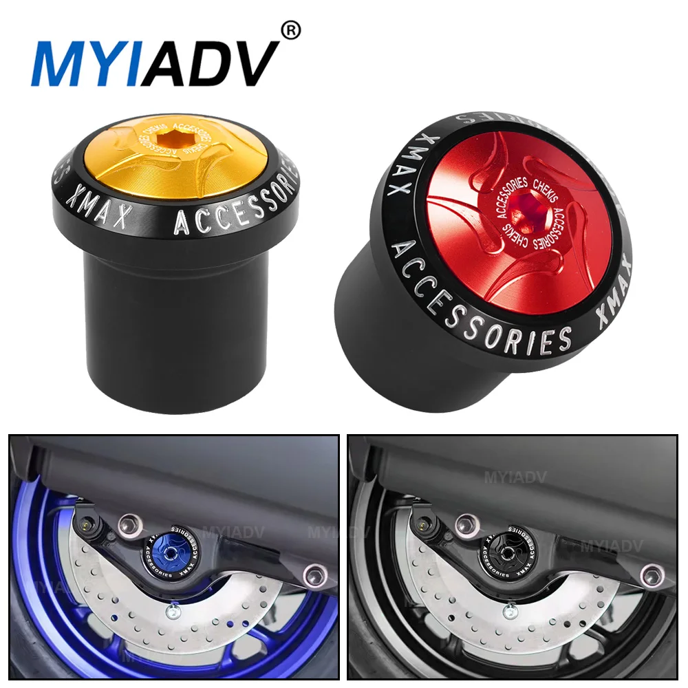For Yamaha XMAX300 XMAX 300 2018-2025 Motorcycle Rear Axle Fork Cap Nut Cover Wheel Axle Slider Screw Decoration Accessories
For Yamaha XMAX300 XMAX 300 2018-2025 Motorcycle Rear Axle Fork Cap Nut Cover Wheel Axle Slider Screw Decoration Accessories