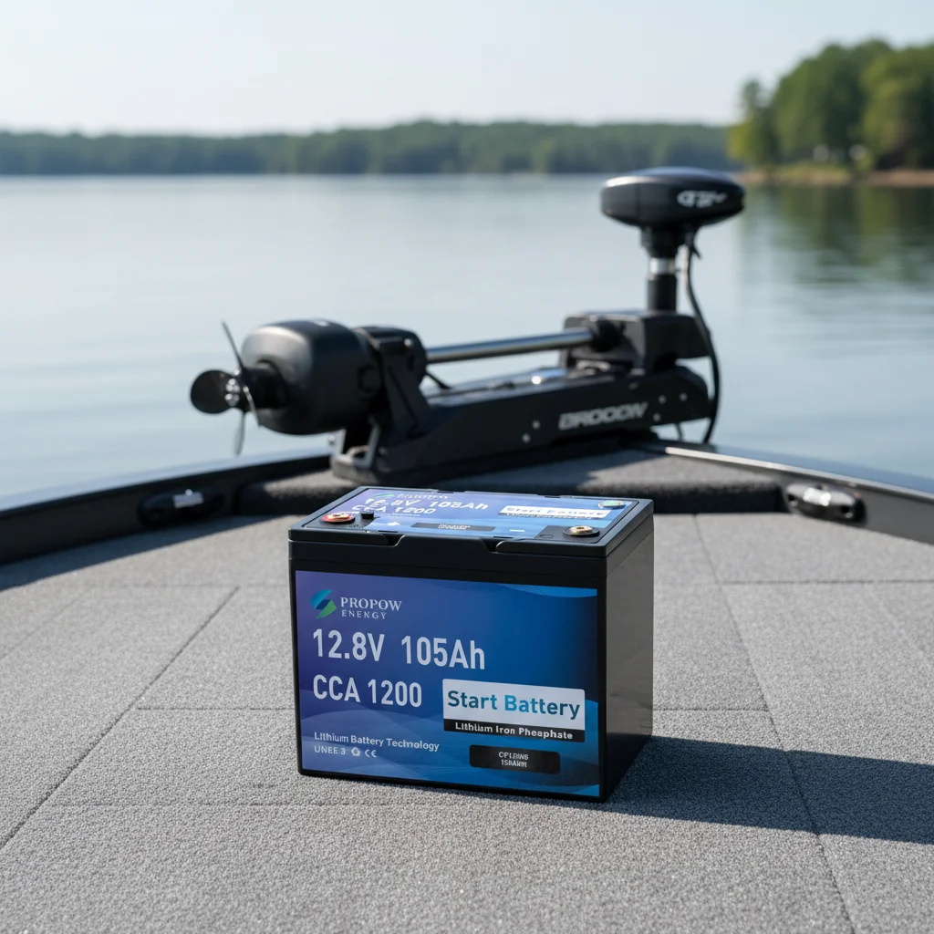 LiFePO4 High Discharge Rate CCA 1200 Group 24 IP67 Waterproof 12V 105Ah Marine Starting Battery For Offshore Fishing Boats
LiFePO4 High Discharge Rate CCA 1200 Group 24 IP67 Waterproof 12V 105Ah Marine Starting Battery For Offshore Fishing Boats
