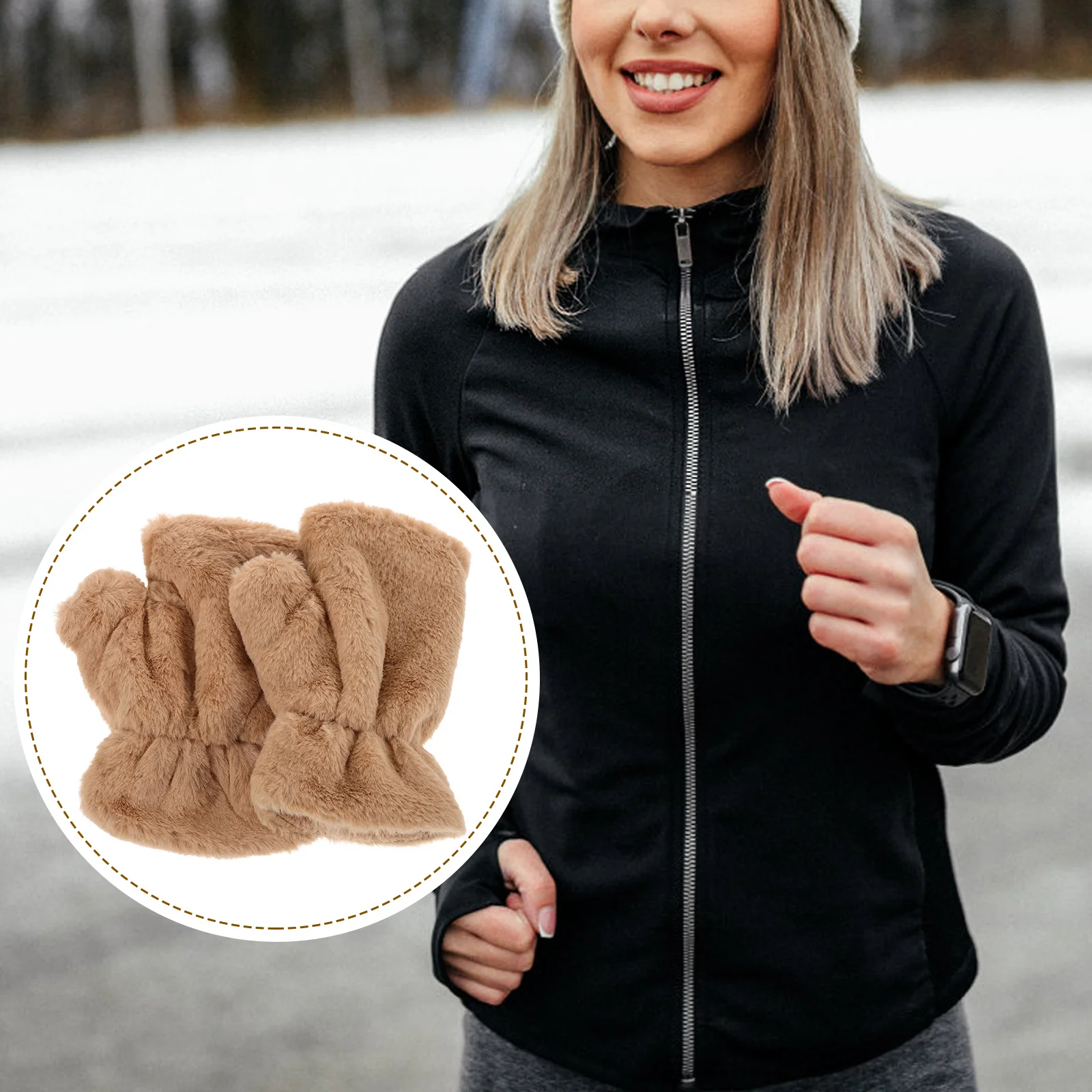 Thermal Gloves Women Winter Warm Suede Driving Mittens Outdoor Cycling Brown Faux Gloves Mittens for Women Cold Weather
Thermal Gloves Women Winter Warm Suede Driving Mittens Outdoor Cycling Brown Faux Gloves Mittens for Women Cold Weather
