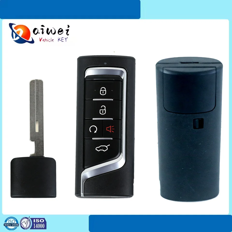 New Smart Remote Key Fob For GAC Trumpchi 433.92MHz ID4A Chip Model 755 Keyless Go Entry Car Key Replacement Accessory