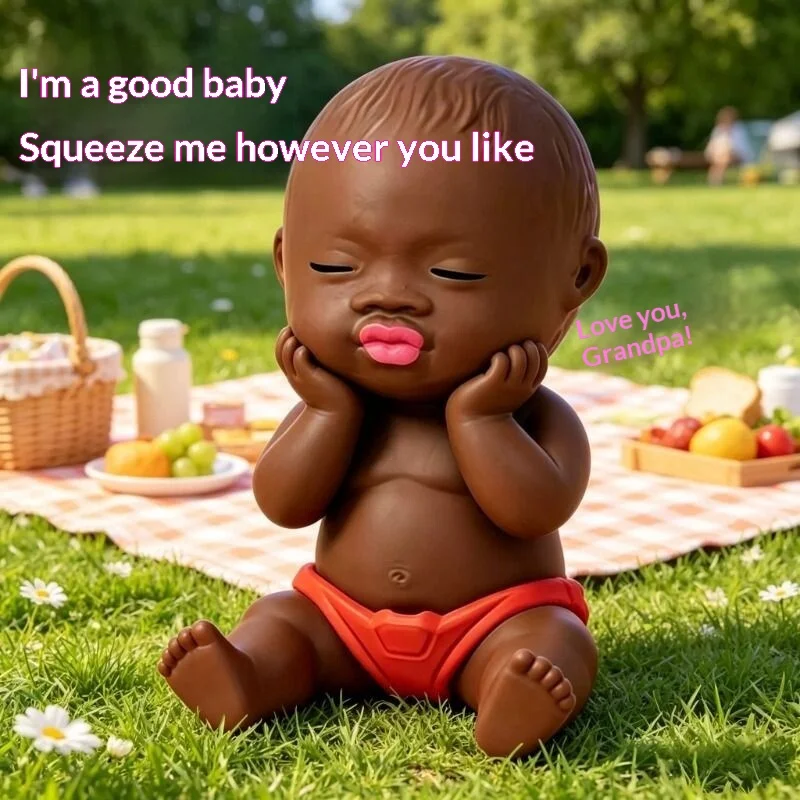 Generic 3D Stereos Dark Skin Natasha Squeeze Toy Stress Relief Toy Creative Prank Figurine For Adult Home Office Relaxing
Generic 3D Stereos Dark Skin Natasha Squeeze Toy Stress Relief Toy Creative Prank Figurine For Adult Home Office Relaxing