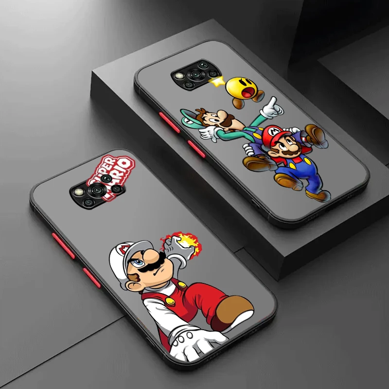Supers M-Marios Cool Frosted Translucent For Xiaomi Mi Poco X5 X4 X3 M6 M5S M5 M4 M3 F5 F4 F3 GT Pro 5G Soft Phone Case
Supers M-Marios Cool Frosted Translucent For Xiaomi Mi Poco X5 X4 X3 M6 M5S M5 M4 M3 F5 F4 F3 GT Pro 5G Soft Phone Case