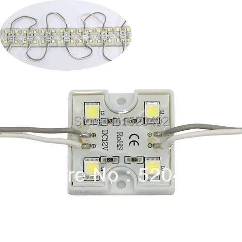 20 шт., 5050 SMD 4 светодиода, светодиодный модуль, холодный белый/теплый белый/красный/синий/зеленый, водонепроницаемый, 12 В постоянного тока для стандартных рекламных объявлений
20 шт., 5050 SMD 4 светодиода, светодиодный модуль, холодный белый/теплый белый/красный/синий/зеленый, водонепроницаемый, 12 В постоянного тока для стандартных рекламных объявлений