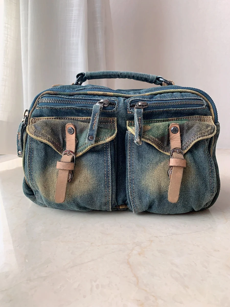 Retro Fashion Canvas Women's Bag Crossbody Handbag Single Shoulder Bag Casual Style Denim Material Handbag for Ladies
Retro Fashion Canvas Women's Bag Crossbody Handbag Single Shoulder Bag Casual Style Denim Material Handbag for Ladies