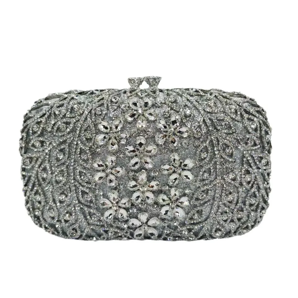 Diamond Set Dinner Banquet Full Diamond Clutch Bag Hollow Metal Hard Case Diamond Purse Luxury Crocodile Texture Evening Clutch
Diamond Set Dinner Banquet Full Diamond Clutch Bag Hollow Metal Hard Case Diamond Purse Luxury Crocodile Texture Evening Clutch
