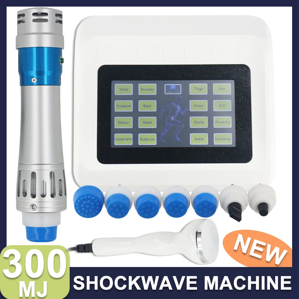 300MJ Shockwave Therapy Machine Health Care 2in1 Shock Wave Equipment Muscle Relax Massage UltrasonicTherapy Body Pain Relief
300MJ Shockwave Therapy Machine Health Care 2in1 Shock Wave Equipment Muscle Relax Massage UltrasonicTherapy Body Pain Relief 