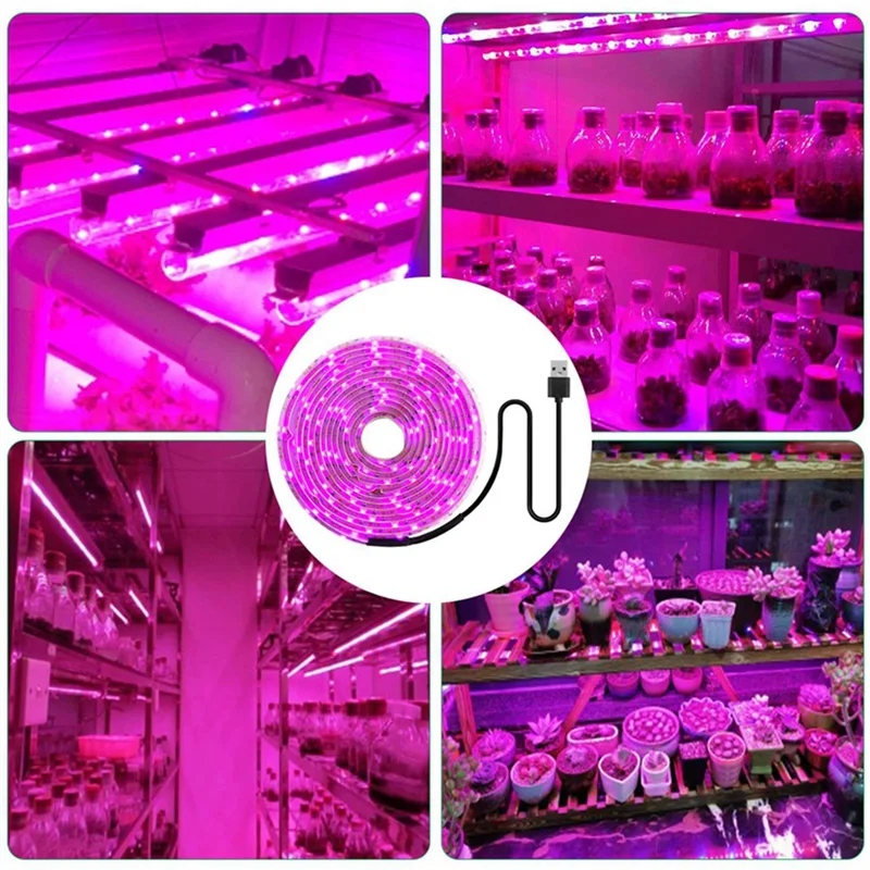 ABUL-8X LED Grow Light Full Spectrum 5V USB Grow Light Strip 2835 LED Phyto Lamps For Plants Growing 100Cm
ABUL-8X LED Grow Light Full Spectrum 5V USB Grow Light Strip 2835 LED Phyto Lamps For Plants Growing 100Cm