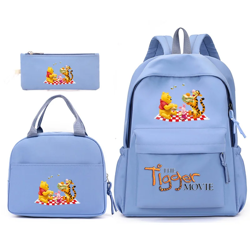 3pcs Disney The Tigger Movie Backpack with Lunch Bag for Women Student Teenagers School Bags Comfortable Travel Sets
3pcs Disney The Tigger Movie Backpack with Lunch Bag for Women Student Teenagers School Bags Comfortable Travel Sets