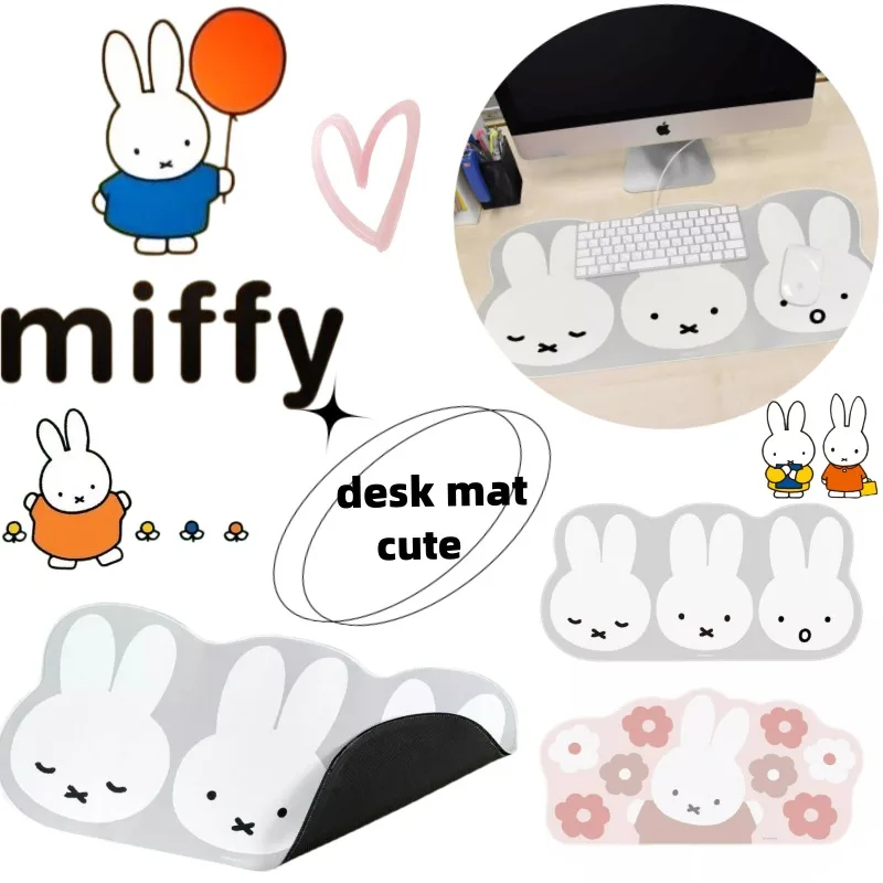 Miffy new creative mouse pad with rabbit print girlish delicate adorable design office computer keyboard mat student desk mat
Miffy new creative mouse pad with rabbit print girlish delicate adorable design office computer keyboard mat student desk mat