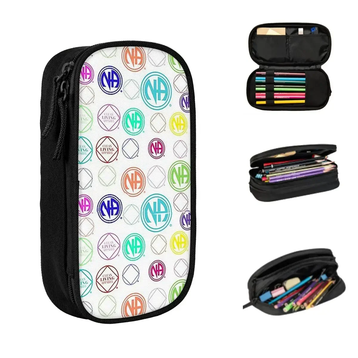 Colorful NA Symbols And Logos Narcotics Anonymous Gift Pencil Cases Pen Bags Pen Box Pencil Pouch For Boys Girls Stationery
Colorful NA Symbols And Logos Narcotics Anonymous Gift Pencil Cases Pen Bags Pen Box Pencil Pouch For Boys Girls Stationery