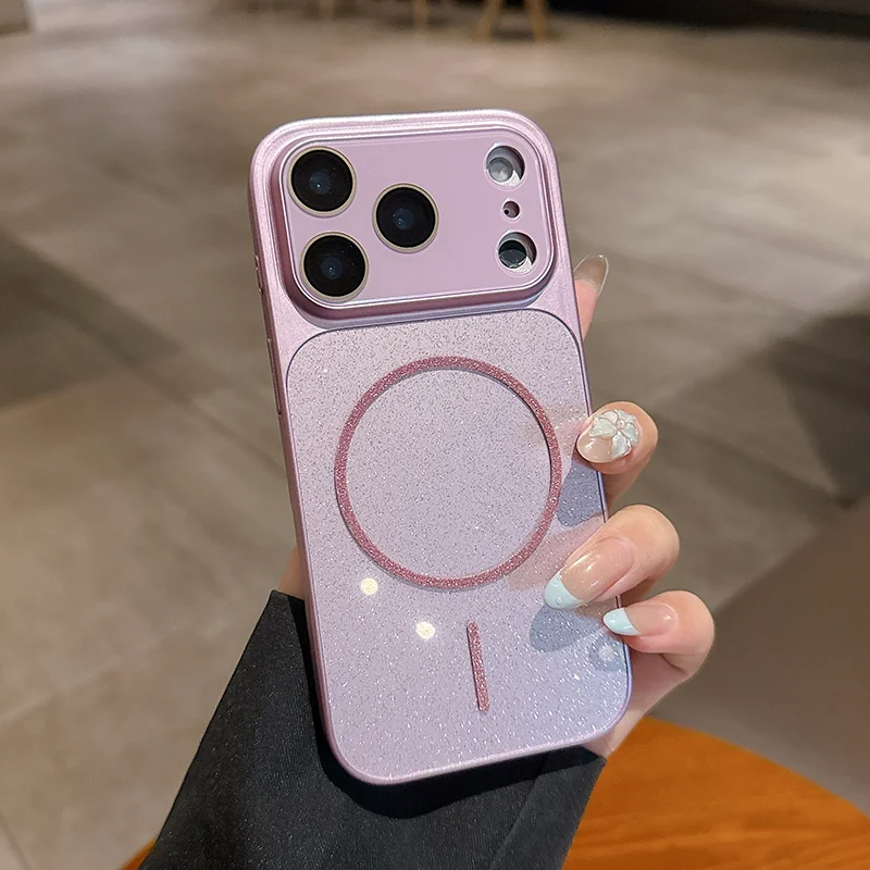 Plating Bling Glitter Magnetic Case For iPhone 17 16 15 14 13 Pro Max For Magsafe Shockpoof Protection Bumper PC Back Cover
Plating Bling Glitter Magnetic Case For iPhone 17 16 15 14 13 Pro Max For Magsafe Shockpoof Protection Bumper PC Back Cover