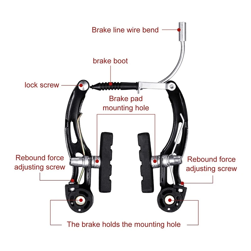 (X07A) 2 Pairs Bike Brakes Set Bike Brakes Mountain Bike Replacement for Most Bicycle and 2 Mountain Bike Brake Cables,End Caps
(X07A) 2 Pairs Bike Brakes Set Bike Brakes Mountain Bike Replacement for Most Bicycle and 2 Mountain Bike Brake Cables,End Caps