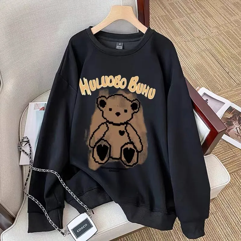 2024 New Round Neck Sweater Girl Loose Leisure Fashion Women Sweatshirts Bubu Dudu Black Pink Products Youthful Woman Clothes
2024 New Round Neck Sweater Girl Loose Leisure Fashion Women Sweatshirts Bubu Dudu Black Pink Products Youthful Woman Clothes
