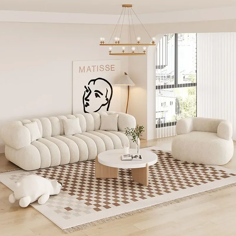 Minimalist Minimalist White Sofa, Children's Fluffy And Relaxing Sofa, Cinema Bedroom Sofa, Modern Living Room Furniture
Minimalist Minimalist White Sofa, Children's Fluffy And Relaxing Sofa, Cinema Bedroom Sofa, Modern Living Room Furniture