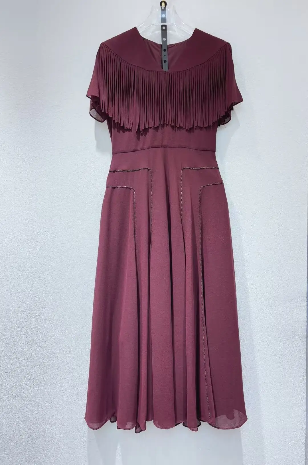 Tassel Party Elegant Long Dress 2025 Summer Designer Fashion Women Luxurious Embroidery Short Sleeve Long Maxi Dress 2XL 3XL
Tassel Party Elegant Long Dress 2025 Summer Designer Fashion Women Luxurious Embroidery Short Sleeve Long Maxi Dress 2XL 3XL