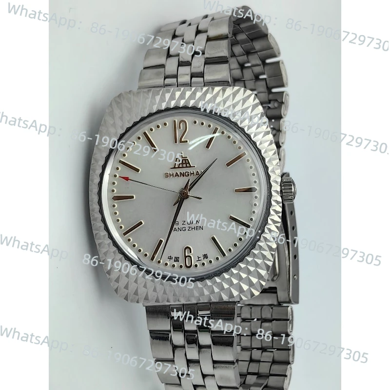 Внутренние Шанхайские механические шпиль с ромбовидным узором 7120, ретро-часы с одним календарем, мужские часы для ремонта
Внутренние Шанхайские механические шпиль с ромбовидным узором 7120, ретро-часы с одним календарем, мужские часы для ремонта