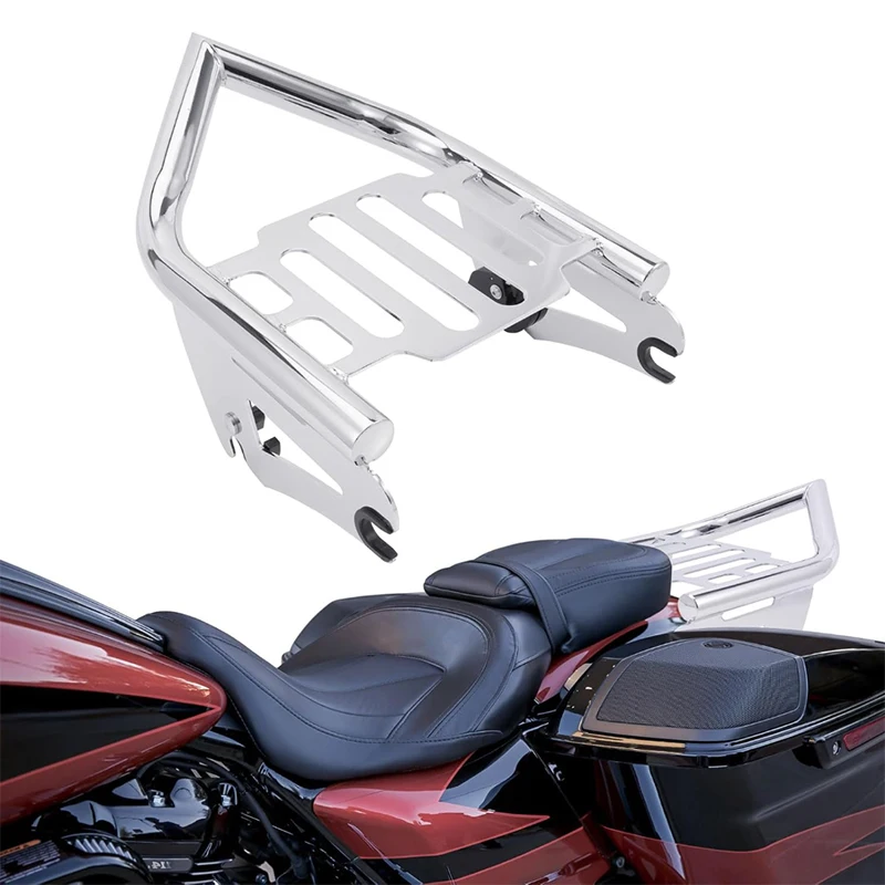 YUNTANMT комплект кронштейнов для задних ручек, багажник, подходит для Harley Touring Street Glide Road King 09-24, черный и хромированный
YUNTANMT комплект кронштейнов для задних ручек, багажник, подходит для Harley Touring Street Glide Road King 09-24, черный и хромированный