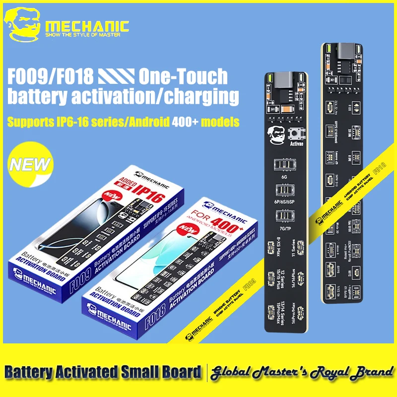 MECHANIC F018 F009 Плата обнаружения активации аккумулятора Интеллектуальная идентификация для iPhone 6-16Pro Max Активация телефона Android
MECHANIC F018 F009 Плата обнаружения активации аккумулятора Интеллектуальная идентификация для iPhone 6-16Pro Max Активация телефона Android