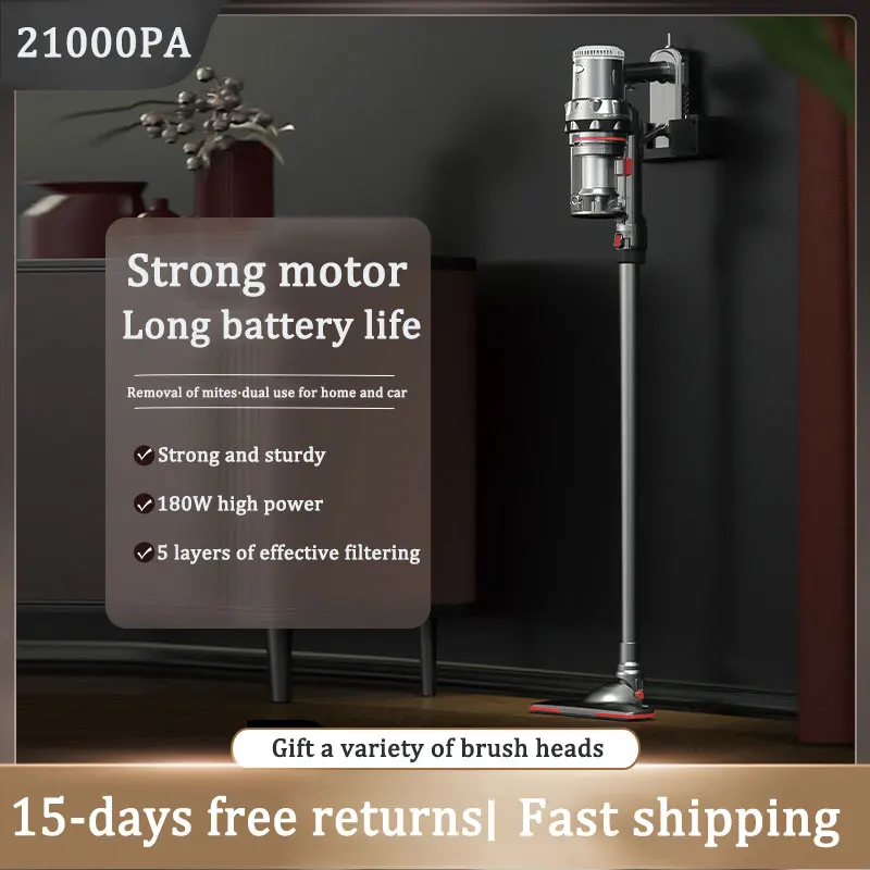 21KPa Vacuum Cleaner Handheld Wireless Chargable Household Cordless Appliance Dual Use Mini For Car&Home Vacuum cleaner
21KPa Vacuum Cleaner Handheld Wireless Chargable Household Cordless Appliance Dual Use Mini For Car&Home Vacuum cleaner