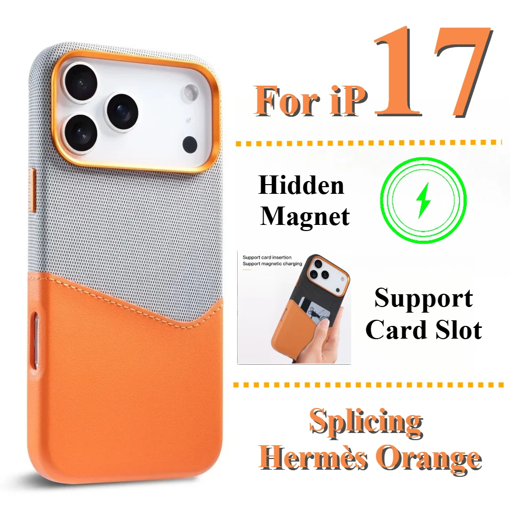 Роскошный кожаный тканевый чехол-бумажник с отделением для карт для Magsafe, чехол для IPhone 17 Pro Max 17Air 16 15 14 13, магнитный чехол для беспроводной зарядки
Роскошный кожаный тканевый чехол-бумажник с отделением для карт для Magsafe, чехол для IPhone 17 Pro Max 17Air 16 15 14 13, магнитный чехол для беспроводной зарядки