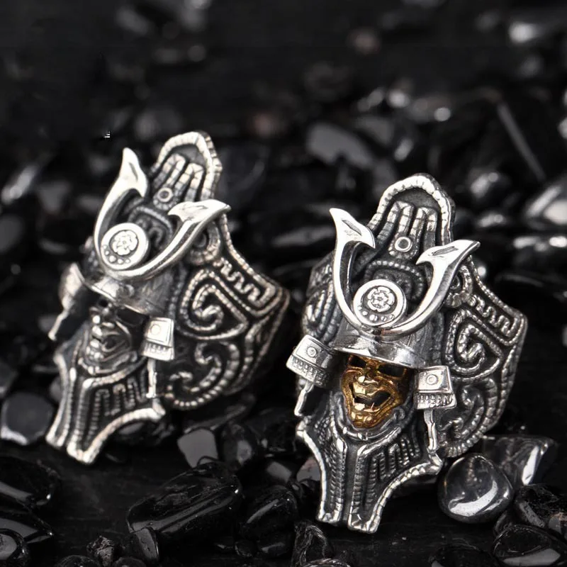 Personality Ghost Warrior Rings Two Tone Adjustable Skull Rings Motorcycle Party Punk Rings Cool Jewelry Accessories 
Personality Ghost Warrior Rings Two Tone Adjustable Skull Rings Motorcycle Party Punk Rings Cool Jewelry Accessories