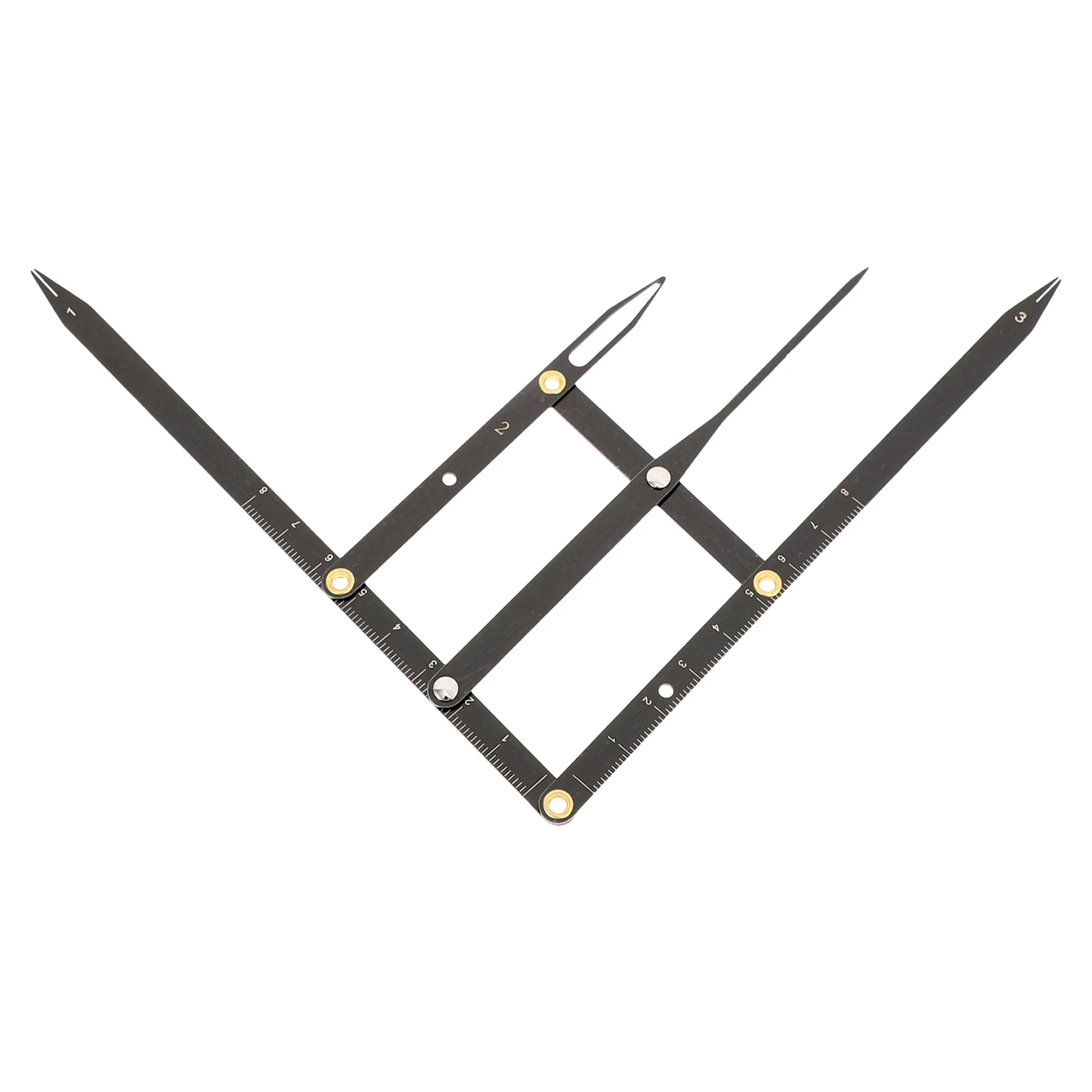 Eyebrow Measuring Ruler Golden Ratio Stainless Steel Positioning Tool Adjustable Size Folding Design Makeup Accessories
Eyebrow Measuring Ruler Golden Ratio Stainless Steel Positioning Tool Adjustable Size Folding Design Makeup Accessories