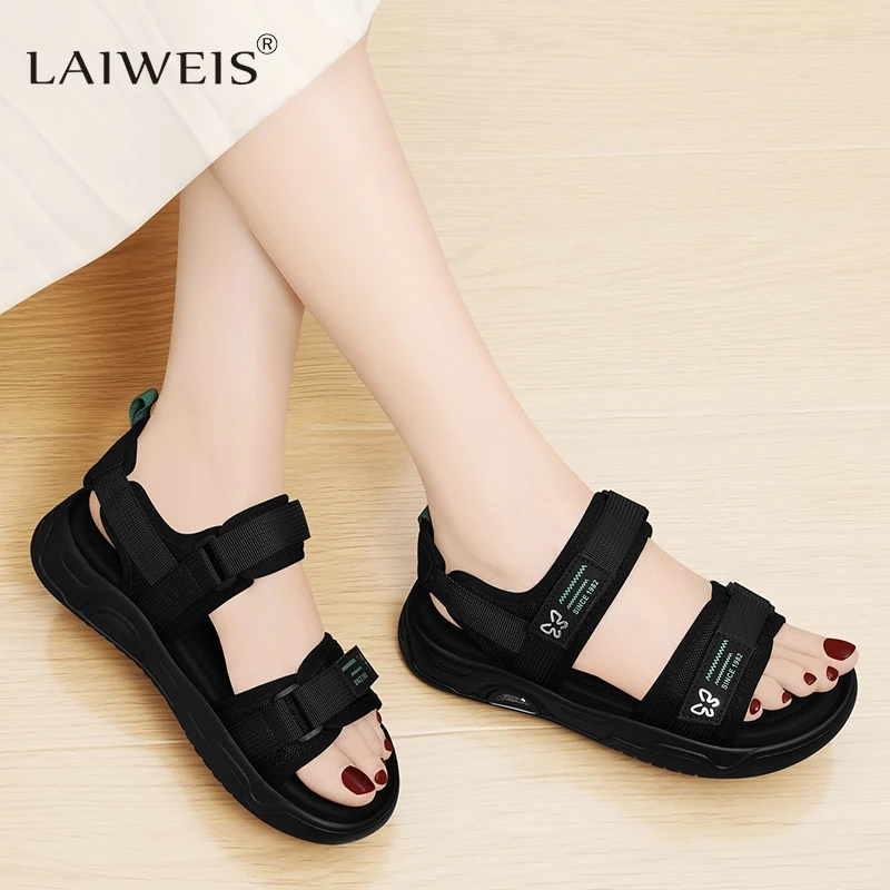 LAIWEIS 2024 Women Summer Luxury Wedges Non-slip Beach Open Toe Breathable Sandals Sport Style Shoes Brand
LAIWEIS 2024 Women Summer Luxury Wedges Non-slip Beach Open Toe Breathable Sandals Sport Style Shoes Brand