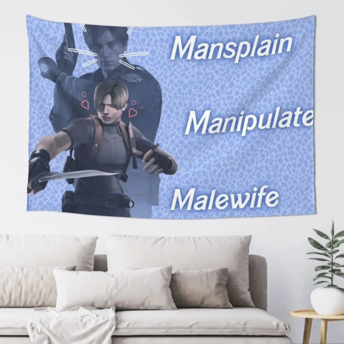 Mansplain, Manipulate, Malewife Leon (Leopard) Tapestry Bedroom Decor Japanese Room Decor Tapestry
Mansplain, Manipulate, Malewife Leon (Leopard) Tapestry Bedroom Decor Japanese Room Decor Tapestry