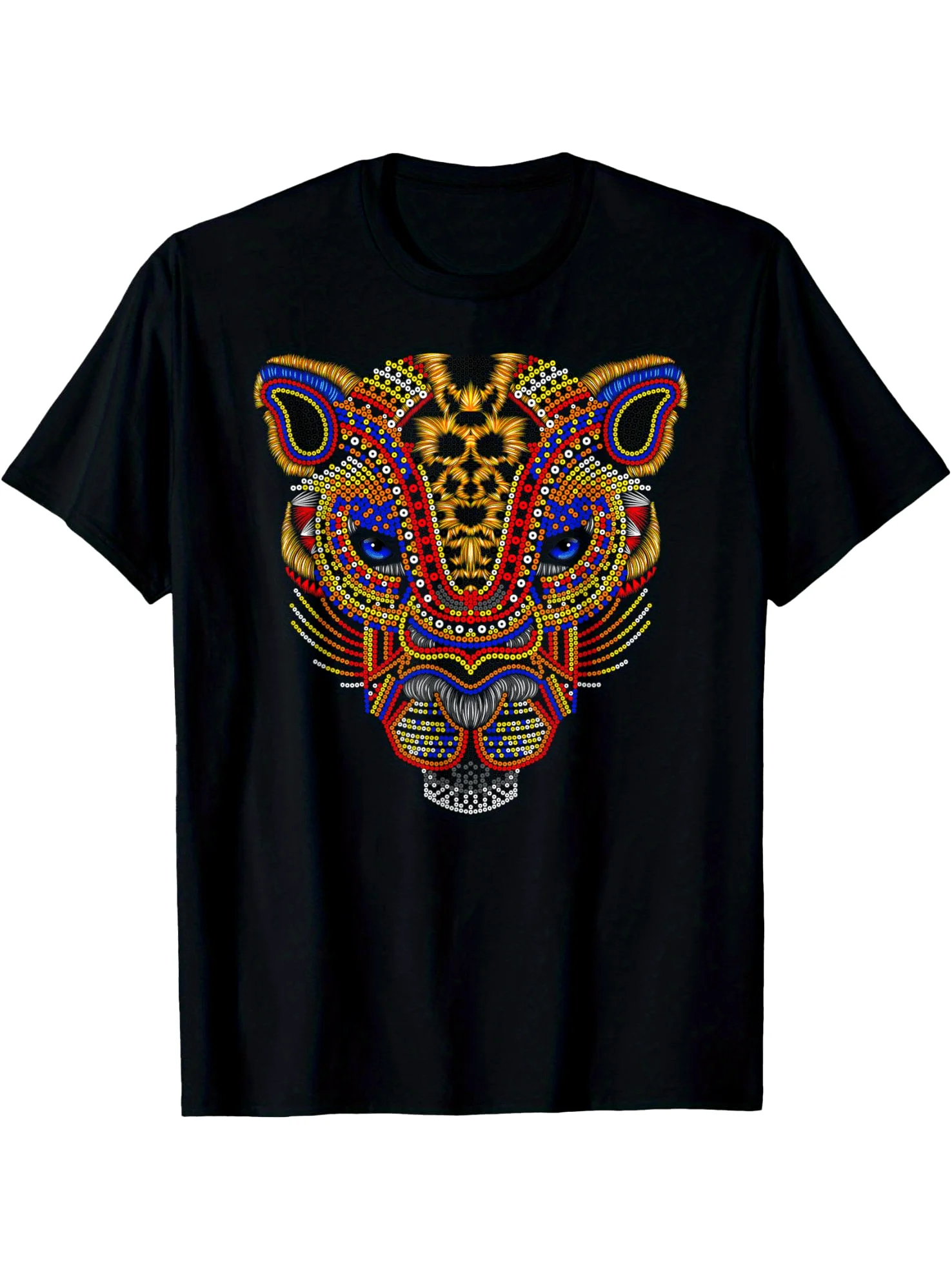 Leopard Huizol Sugar Skull Halloween T-Shirt for Men - Black Casual Calavera Short Sleeve Tee
Leopard Huizol Sugar Skull Halloween T-Shirt for Men - Black Casual Calavera Short Sleeve Tee