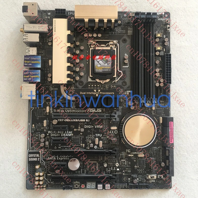 Используется для материнской платы ASUS Z97-DELUXE/USB 3.1 LGA1150 DDR3 ATX. 
Используется для материнской платы ASUS Z97-DELUXE/USB 3.1 LGA1150 DDR3 ATX.