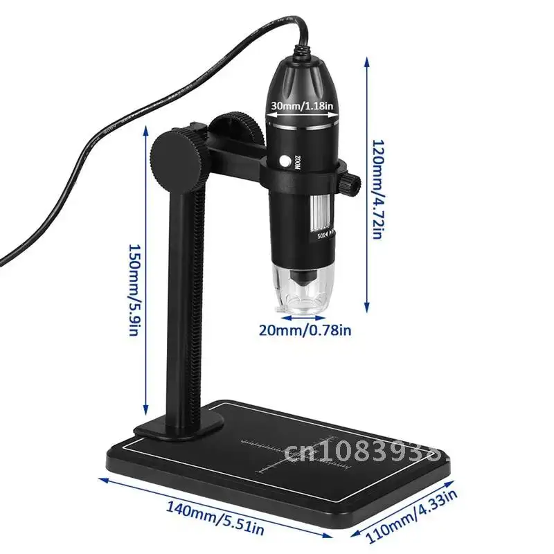 Digital Microscope 3 in 1 1600X USB Electronic Microscope For Soldering With 8 LEDs Zoom Camera Magnifier For MAC Android PC
Digital Microscope 3 in 1 1600X USB Electronic Microscope For Soldering With 8 LEDs Zoom Camera Magnifier For MAC Android PC