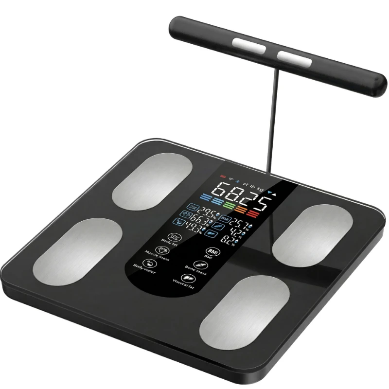 Electrode body fat scale Large color screen electronic scale Precise intelligent scale
Electrode body fat scale Large color screen electronic scale Precise intelligent scale