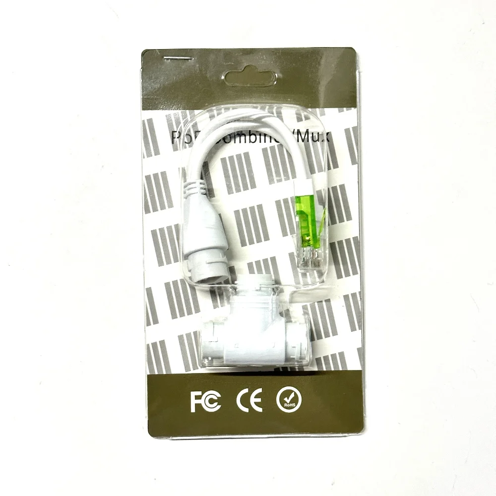 POE Ethernet Adapter Cable 2-in-1 RJ45 Connector POE Splitter Cable For IP Camera
POE Ethernet Adapter Cable 2-in-1 RJ45 Connector POE Splitter Cable For IP Camera